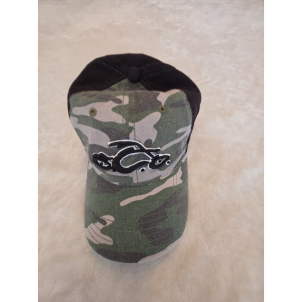 OCC Orange County Choppers Bio Domes Headgear Flex Fit NY Camouflage Hat